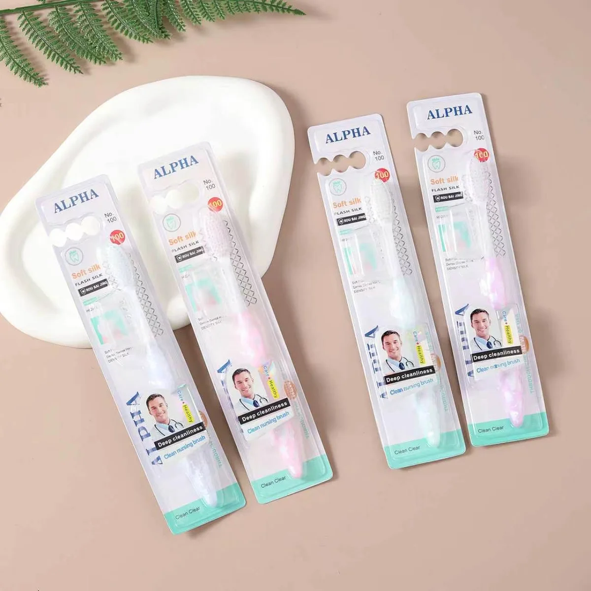 ALPHA No. 100 Soft Silk Nursing Toothbrush