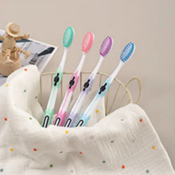Loop-Tail Power Pivot Contrast Button Toothbrush